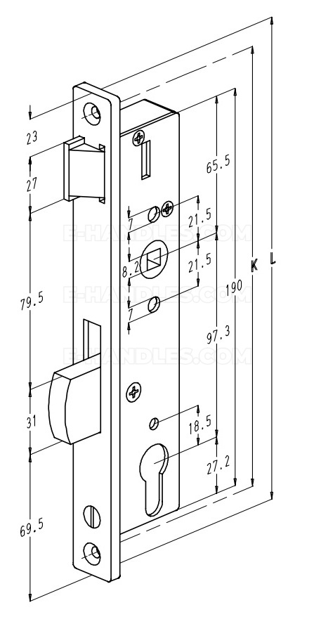SOBINCO 8001-25 - wymiary techniczne
